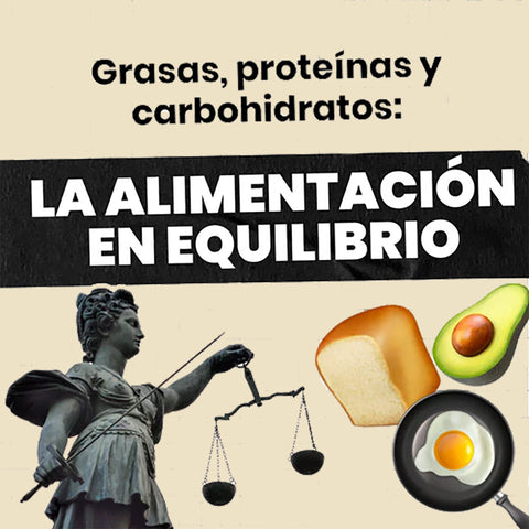 Grasas, proteínas y carbohidratos: la alimentación en equilibrio