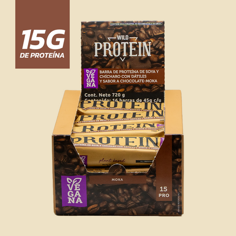 Barra de Proteína Sabor Moka 16 unidades