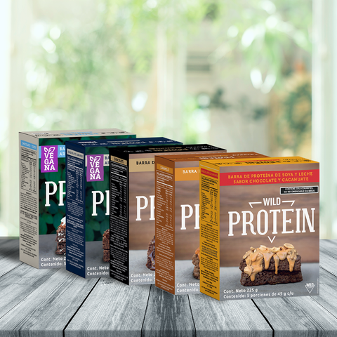 Pack: Wild Protein 5 unidades todos los sabores