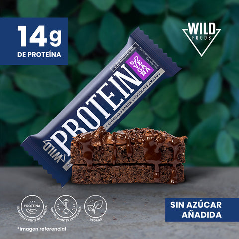 Barra de Proteína Vegana sabor Chocolate Amargo 16 unidades