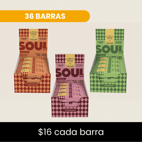 Pack 36 x Barritas Wild Soul ELIGE TU SABOR