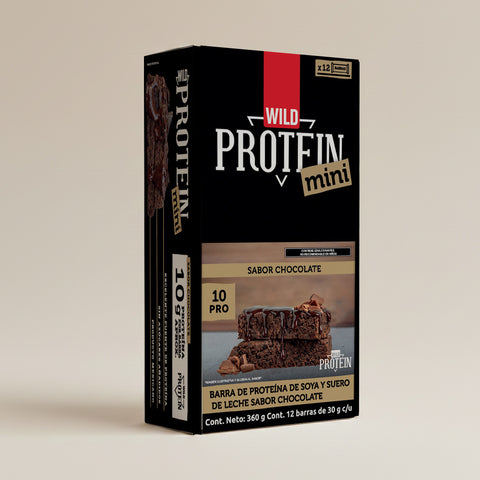 Wild Protein Mini Chocolate 12 unidades