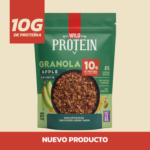 Wild Protein Apple Crunch Granola (Nuevo Sabor)