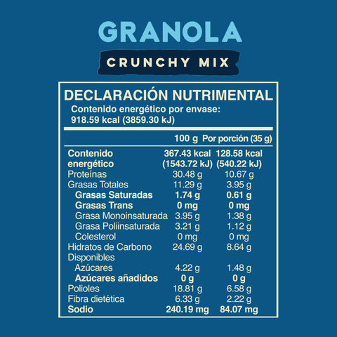 Wild Protein Granola Crunchy Semillas
