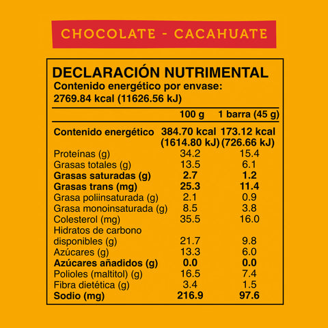 Super Pack Chocolate Cacahuate x4