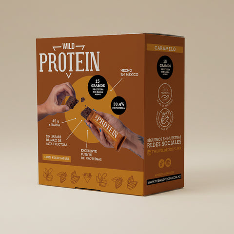 Barra de Proteína Sabor Caramelo 5 unidades