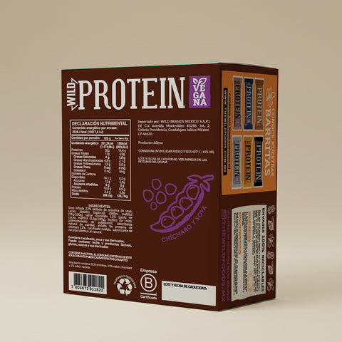 Barra de Proteínas Sabor Chocolate Naranja 16 unidades