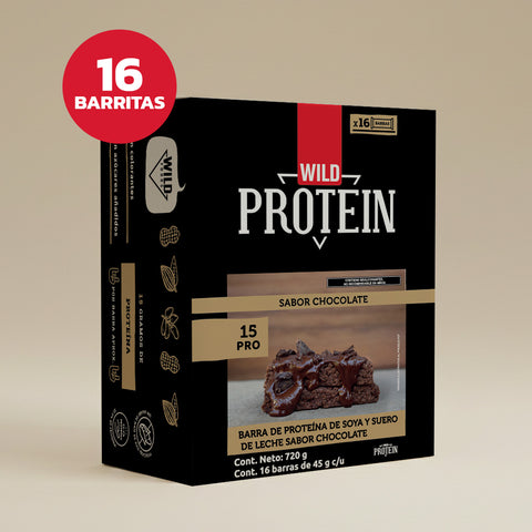Barra de Proteína Sabor Chocolate 16 unidades
