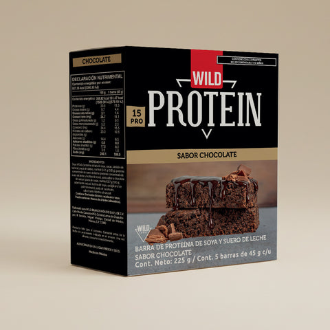 Barra de Proteína Sabor Chocolate 5 unidades