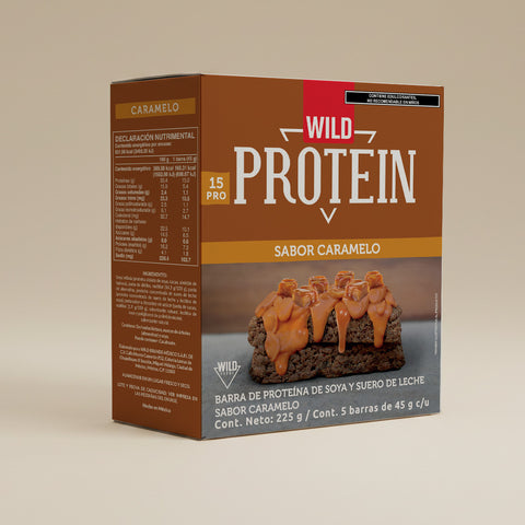Barra de Proteína Sabor Caramelo 5 unidades