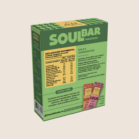 Barra Wild Soul sabor Manzana Canela 4 unidades