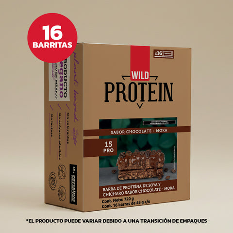 Barra de Proteína Sabor Moka 16 unidades