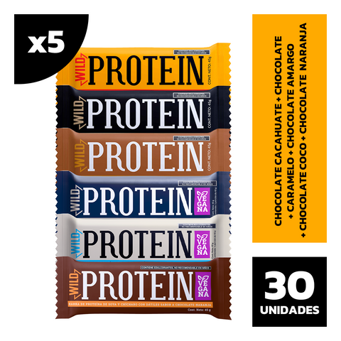 Pack Wild Protein 30 unidades (6 cajas)